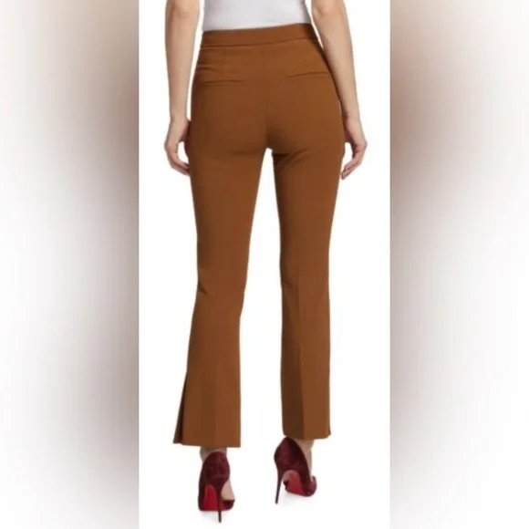New VERONICA BEARD Arte Slit Flare Pants in Dark Ochre Size 4 - Picture 14 of 14